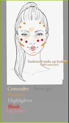 #makeup #tutorial #sunkissed #aesthetic #easy Sunkissed Makeup Products, Cute Makeup Looks Aesthetic Tutorial, Light Make Up Natural Tutorial, Sunkissed Skin Aesthetic, Sun Kissed Makeup Tutorial, Good Makeup Looks, Where To Put Makeup, Sunkissed Makeup Look, Light Makeup Tutorial