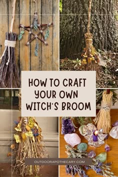 Discover the enchanting world of besom crafting – from choosing unique branches to crafting your own witch’s broomstick. Explore step-by-step instructions and embrace the magic of your personalized besom. Witches Brooms, Witches Broomsticks, Wiccan Crafts, Witch Diy, Craft Wood, Witchy Crafts, Witch Spell Book, Herbal Magic