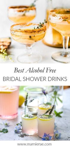 the best alcohol free bridal shower drinks