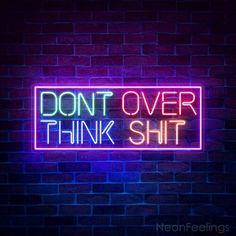 (eBay) Find many great new & used options and get the best deals for Don't Over Think LED Neon Sign Custom Beer Bar Neon Sign Bar Wall Art Sign at the best online prices at eBay! Free shipping for many products! Funny Neon Signs, Kava Bar, Bar Neon Sign, Bar Wall Art, Bar Interior Design, Beer Custom, Bar Interior, Bar Wall, Neon Light Signs