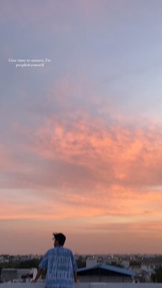 a man is flying a kite in the sky