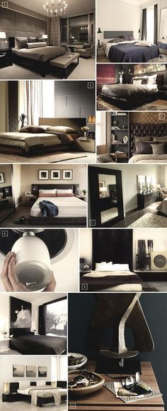 a series of photographs showing different types of furniture