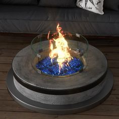 Hampshire Round Tempered Glass Fire Flame Guard 23