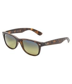 These stylish Italian-made plastic polarized sunglasses feature G-15xlt glass lenses that absorb up to 70% of visible light while providing 100% UV protection. Integrated nose pads and a lightweight design add comfort.plastic/acetatewayfarer framespolarized lensesprescription compatibleImported. Polarized Sunglasses Women, New Wayfarer, Visible Light, Eyewear Womens, Spring Outfits Casual, Dillard's, Ray Ban Sunglasses, Polarized Sunglasses, Eyewear Sunglasses