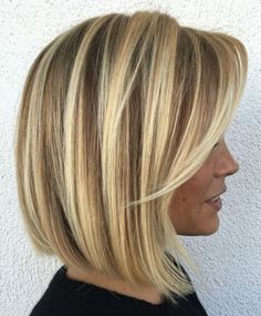 Balayage Bob, Stacked Bob Hairstyles, Layered Bob, Short Blonde Hair