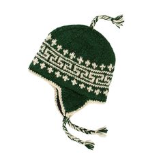 PRICES MAY VARY. Our handmade woolen Sherpa hat is hand knitted in the traditional method from the local home knitters in Nepal, who are experts at staying warm. The hats are made of 100% wool yarn and are knitted very tightly for durability. It has polar fleece lining for extra warmth. Our winter hats are very stylish, warm and durable. The earflaps provide the right protection for your ears. 100% wool lined with Micro fleece. One size fits most average sized heads. Our handmade woolen Sherpa h Adjustable Knitted Beanie With Ear Flaps, Adjustable Knitted Winter Hats, Hand Knitted Bonnet For Winter Gift, Hand Knitted Bonnet As Winter Gift, Nordic Style Hand Knitted Winter Hat, Hand Knitted Winter Hats With Ear Flaps, Winter Hand Knitted Hats With Ear Flaps, Winter Yarn Hats As Gifts, Winter Yarn Hat As Gift