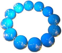 20mm Natural Mexico Blue Amber Gemstone Clear Round Beads Women Bracelet Necklace Mexico Blue, Aqua Mermaid, Blood Ruby, Amber Resin, Amber Gemstone, Silver Necklace Statement