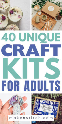 craft kits for adults Simple Craft Ideas For Adults, Crafts For Beginners Hobbies, Calming Crafts For Adults, Arts And Crafts For Adults To Sell, Diy Craft Kits For Adults, Unique Crafts For Adults, Craft Party For Adults, Craft Ideas For Adults To Sell, Trending Crafts For 2025