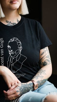 Hey, I found this really awesome Etsy listing at https://www.etsy.com/listing/1069661601/van-gogh-shirt-dark-academia-clothes Feminine Shirts, Positive Hoodie, Dark Academia Clothes, Academia Clothes, Inspiration Tattoo, Model Aesthetic, Picture Outfits, Shirt Store, Fall Fashion Outfits