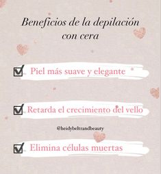 the back side of a pink poster with hearts on it and words written in spanish