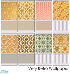 the very retro wallpaper collection