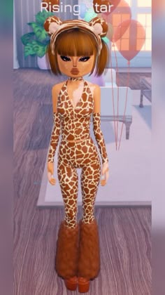 Giraffe, animal Dti Animal Outfit Ideas, Safari Dress To Impress, Dti Theme Basic, Animals Dti Outfit, Dress To Impress Animals Theme, Dress To Impress Theme Animals, Dress To Impress Safari Adventure, Safari Adventure Outfit Dress To Impress