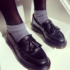 Loafers Black Socks, Doc Martens Penny Loafers, Dr Martens Adrian Loafers, Dr Marten Adrian Loafer, Men’s Doc Martens Loafers, Inspiration Mode, Dream Shoes, Dr. Martens, Mode Inspiration