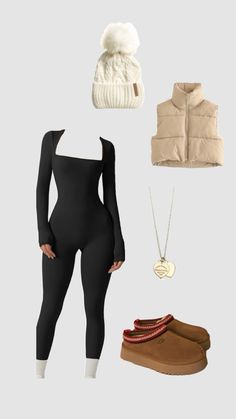 Black Bodysuit Outfit Winter, Bodysuit Outfit Winter, Black Bodysuit Outfit, Pretty Winter Outfits, Bodysuit Outfit, Cute Nike Outfits, Winter Fashion Outfits Casual, Body Suit Outfits, Outfit Winter