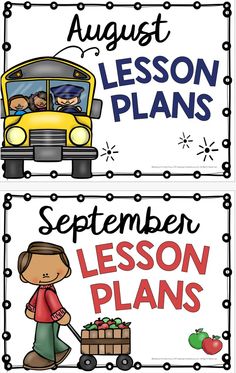 an image of lesson plans for the school bus