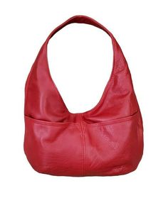 Sew A Bag, Bag With Pockets, Leather Handbags Handmade, Red Leather Bag, Vegan Purses, Handmade Leather Bags, Handbag Outfit, Sewing Bags