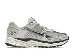 Nike Zoom Vomero 5 Photon Dust Metallic Silver (Women's) Nike Vemero5, Nike Zoom Vomero 5, Nike Vomero, Zoom Vomero 5, Vomero 5, Silver Sneakers, Buy List, Shoes Design, Adidas Campus