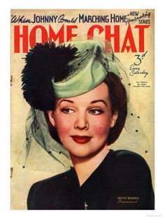 1940s Hats, Old Magazine, Vintage Millinery, Old Magazines, Love Hat, Women Magazines, 1940s Fashion, Moda Vintage, Vintage Magazines