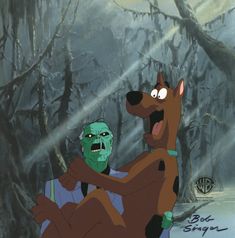 scooby and shaggy from scooby's big adventure in the woods