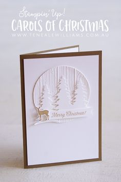 a christmas card with the words carol's of christmas on it