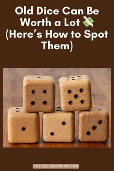 old dice can be worth a lot here's how to spot them cover art