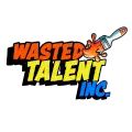 the logo for wasted talent inc, an interactive video game that is being developed by nintendo