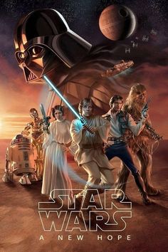 the poster for star wars is shown