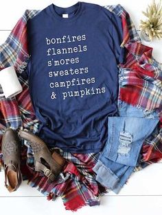 Autumn Quotes, Fall Shirt, Cute Tshirts