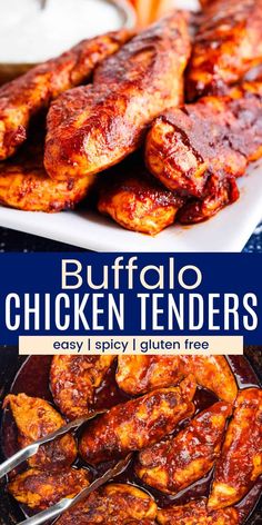 buffalo chicken tenders are easy to make and the best way to cook them for dinner