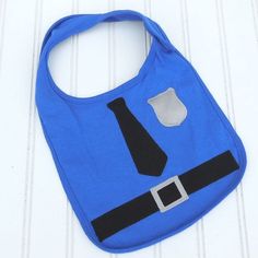 Great Christmas Present READY TO SHIP Police Officer Cop 100% cotton bib for baby and toddlers Great Personalized Cotton Bib As Gift, Playful Machine Washable Bib As Gift, Cute Machine Washable Bibs For Playtime, Playful Cotton Bib As A Gift, Cute Machine Washable Bib As Gift, Cute Cotton Bib As Gift, Cute Blue Bib For Playtime, Playful Blue Cotton Bib, Blue Cotton Bib For Playtime