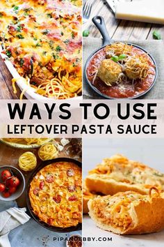 four different ways to use leftover pasta sauce for pizzas and other appetizers