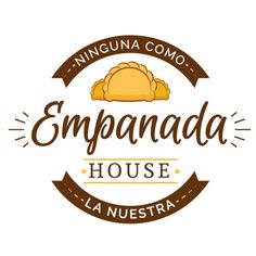 the logo for enpanada house la nuestra