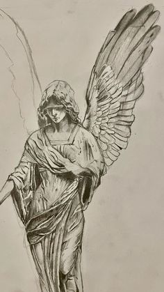 Statues Drawing, Statue With Wings, Greek Drawing, Art Statues, Woman Statue, Istoria Artei, Arte Sketchbook, Art Drawings Sketches Creative