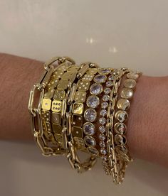 THE DICE BRACELET CZ – lisa-gozlan-US Dice Bracelet Jewelry, Gold Bracelet Stack Aesthetic, Wrist Stack Jewelry, Silver And Gold Bracelet Stack, Gold Bracelet Stacks, Mixed Metal Bracelet Stack, Gold Stacked Bracelets, Gold And Silver Jewelry Together, Silver Jewelry Stack