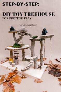 the diy toy treehouse for pretend play