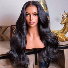 4x4 Lace Closure Wig Body Wave Wig Pre Plucked Natural Hairline Glueless Human Hair Wig Frontal Wig Body Wave, Blessed Wednesday, Glueless Wig, 100 Human Hair Wigs, Human Virgin Hair, Lace Body, Body Wave Wig, Body Wave Hair, Beautiful Hairstyles