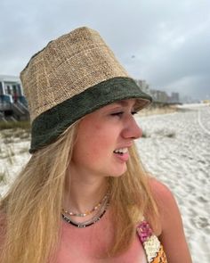 Hemp Bucket Hat Just in from Nepal!  Perfect for summer...at the beach, pool, or just hanging around. Color options:  Black, Sage Green, Purple, Denim Gray, Steel Blue/Teal, Brown, Orange/Rust, Hunter Green *Hemp sun hat made from 100% hemp with a soft organic cotton lining *This hat is lightweight and flexible so that can be folded for easy carrying *Easily gets back in shape 100% Hemp Adult size - available in One Size Suitable for 21 inch - 24 inch  Head brim at widest point - 2 inch Crown he Adjustable Bucket Hat For Vacation, Casual Flat Brim Bucket Hat For Beach Season, Adjustable Brimmed Bucket Hat For Beach Season, Lightweight Bohemian Straw Hat For Beach, Woven Bucket Hat With Short Brim For Beach Season, Woven Bucket Hat With Flat Brim For Vacation, Short Brim Woven Bucket Hat For Beach, Adjustable Casual Bucket Hat For Beach Season, Bohemian Lightweight Sun Hat For The Beach