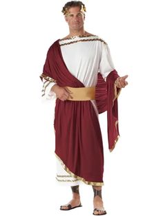 a man dressed in an ancient greek costume for $ 32 95 is on ebay