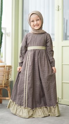 Modest Girls Dresses, Girls Tulle Dress, Clothing Guide, Muslimah Dress, Islamic Dress