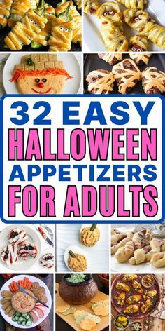 32 easy halloween appetizers for adults to make and share with the whole family