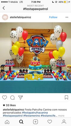 an image of a birthday party on instagram