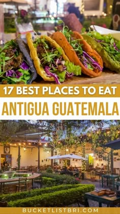 the best places to eat in antgua guatemala