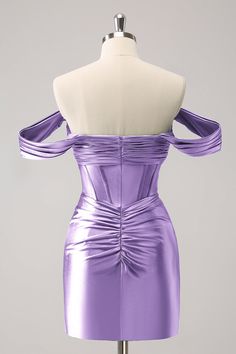 Fabric: Satin. The fabric is comfortable for skin.
Package Contents: 1x Women Dress.
Occasion: Whether you are dressing it for a wedding party, prom, evening party or any other occasions, this party dress will be your lovely partner. Purple Butterfly Dress Short, Hoco Court, Homecoming Dresses Bodycon, Fabric Lighting, Backless Homecoming Dresses, Lovely Partner, Satin Homecoming Dress, Homecoming Dance, Dress Up Day