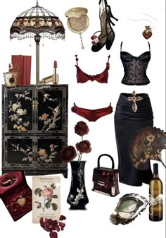 Champs Élysées, Catty Noir, Grunge Goth, Feminine Aesthetic, Baccarat, Visual Kei, Mean Girls, Style Board, Clothing And Accessories