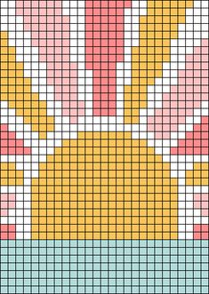 a cross stitch pattern that has been made to look like a princess's crown