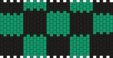 a black and green pattern with squares on it