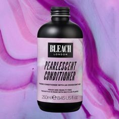 Vegan Pearlescent Moisturizing Conditioner By Bleach London Is Perfect For Very Light, Bleached Blondes. It Is A Toning Conditioner With An Iridescent Pearly Sheen Designed To Help You Keep Your Glow Going Longer. A Must-Have For Very Light Bleached Blondes Wanting To Keep Their Color In Check, This Pearlescent Conditioner Helps Achieve & Maintain That Covetable Almost-Grey Shade Of White Blonde & Effectively Diminishes Yellow-Toned Hues From Creeping In. This Good-To-Hair Formula Also Effective Pearly Blonde Hair, Aveda Be Curly, Coconut Milk Shampoo, Purple Shampoo And Conditioner, Bleach London, Cleansing Conditioner, Thickening Shampoo, Toning Shampoo, Nourishing Shampoo