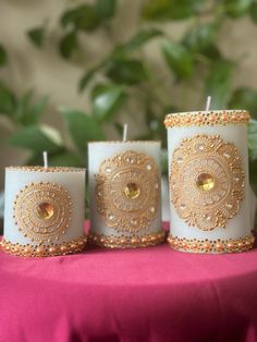 Henna candles available for every occasion including weddings, birthday and graduation parties. Colors and messaging could be customized. Mehndi Candles Design, Henna Candles Diy, Mandala Candles, Mendhi Candles, Moroccan Henna Lamp, Henna Candles, Etsy Candles, Diwali, Graduation Party