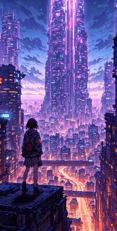 Anime Places, Vaporwave Wallpaper, Anime Galaxy, Cool Anime Backgrounds, Japanese Landscape, Cool Anime Wallpapers, Backgrounds Phone Wallpapers