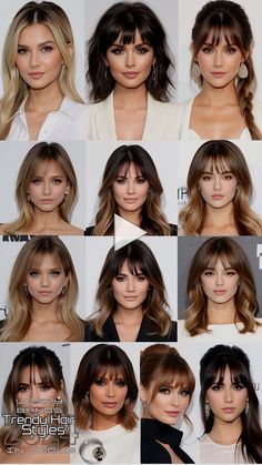 Bangs Wispy, Wispy Bangs, Trendy Hair, Long Hairstyles, Trendy Hairstyles, Low Maintenance, Bob Hairstyles, Face Shapes, Hair Lengths